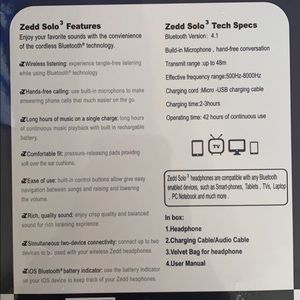 Zedd solo3 wireless headphones
